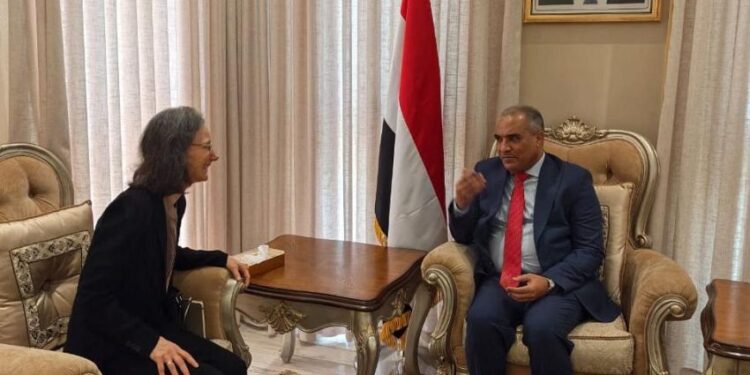 وزير التربية يبحث مع السفيرة الفرنسية دعم الخطة القطاعية للوزارة