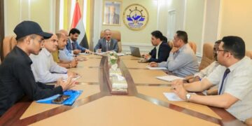 وزير النقل  يناقش  اوضاع  مكاتب الوزراه بالمحافظات المحرره  وتعزيز التنسيق بينهم