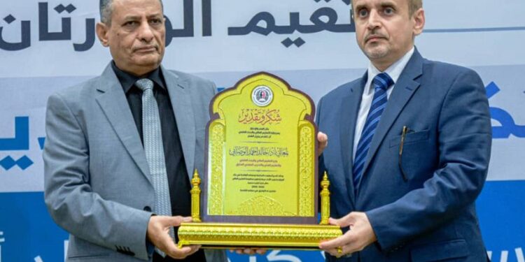 وزارتا التعليم العالي و  الفني تكرّمان الوزير السابق الدكتور خالد الوصابي