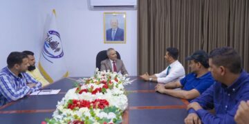 اليافعي يناقش مع شبكة النماء تنظيم العمل وتوجيهه نحو الأولويات الوطنية