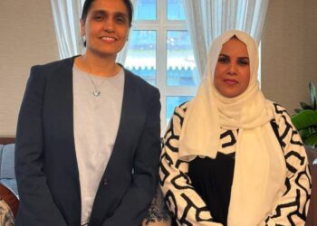 جعسوس تبحث مع  السفيرة البريطانية اوضاع المرأه اليمنيه