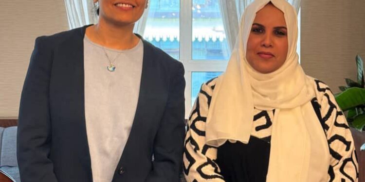 جعسوس تبحث مع  السفيرة البريطانية اوضاع المرأه اليمنيه