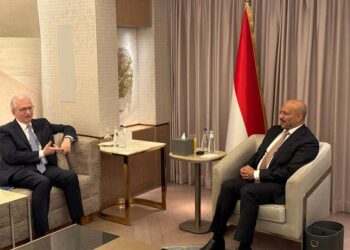 طارق صالح يبحث مع  السفير الألماني   سبل تعزيز وتطوير العلاقات الثنائية