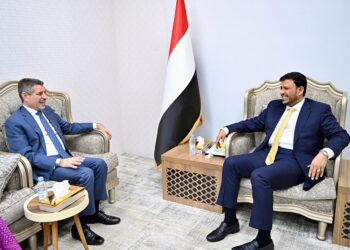 عبدالله العليمي يبحث مع سفير الولايات المتحدة مستجدات الأوضاع على الساحة الوطنية