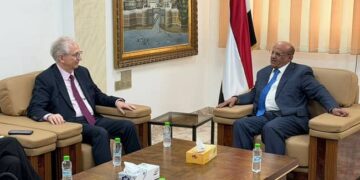 محافظ البنك يبحث مع السفير الألماني سبل تعزيز التعاون في دعم الاستقرار النقدي والمصرفي