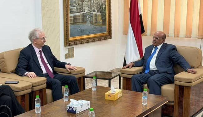 محافظ البنك يبحث مع السفير الألماني سبل تعزيز التعاون في دعم الاستقرار النقدي والمصرفي