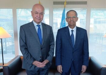 مجور يبحث مع المفوض السامي للاجئين التنسيق المشترك لمواجهة التحديات الإنسانية