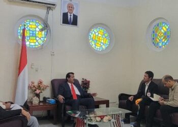 مفتاح يبحث مع المدير الجديد للصليب الأحمر في مأرب تعزيز الشراكة الإنسانية