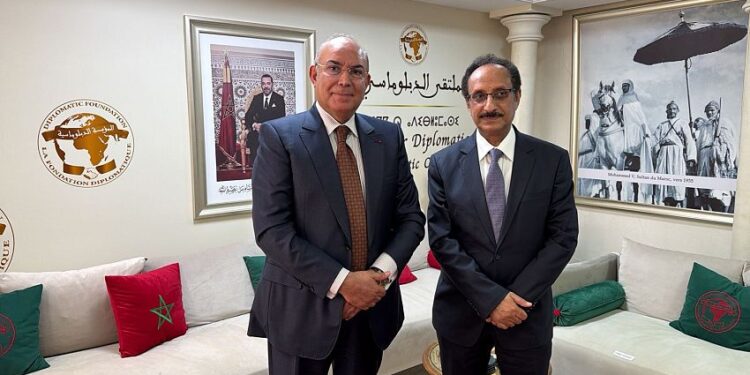 السفير الأصبحي يبحث مع نائب رئيس مجلس النواب المغربي تعزيز التعاون البرلماني