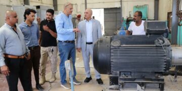 الشرجبي يتفقد محطة المجزرة لضخ المياه في عدن