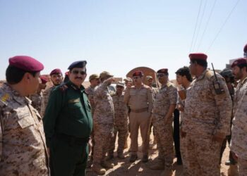 وزيرا الدفاع والداخلية يتفقدان عدداً من المواقع العسكرية في ميناء الوديعة