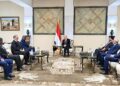 العليمي يتلقي رساله  من الرئيس الموريتاني تتعلق بالعلاقات الثنائيه