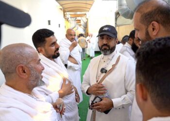 وكيل وزارة الاوقاف المساعد يتفقد اوضاع الحجاج في مشعر منى
