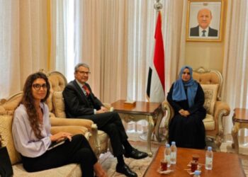 وزيرة الدولة تبحث مع السفير الإيطالي بناء قدرات المرأة اليمنية