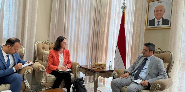 دماج يبحث مع مسؤولة  ألمانية تعزيز التعاون الثقافي ودعم حماية الآثار
