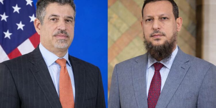 محافظ عدن يبحث مع السفير الأمريكي التعاون في التدريب والتطوير المؤسسي