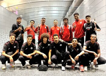 بعثة المنتخب الوطني تصل العاصمة القطرية الدوحة