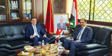 السفير الأصبحي يستقبل سفير دولة الكويت بالرباط
