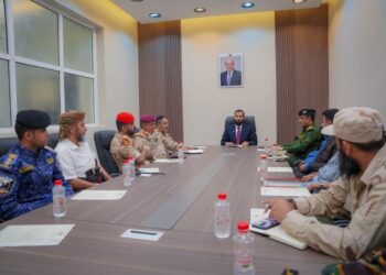 محافظ أبين   يشدد على رفع الجاهزية الأمنية وفرض هيبة الدولة
