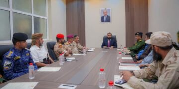 محافظ أبين   يشدد على رفع الجاهزية الأمنية وفرض هيبة الدولة