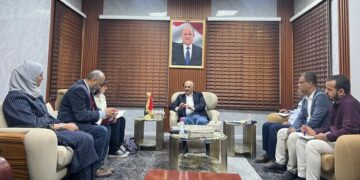 الشرجبي يبحث مع مؤسسة فريدريش إيبرت   التعاون في مجالات المياه والبيئة والمناخ