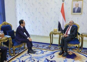 الصبيحي يستقبل في عدن السفير الياباني ووفد الصليب الاحمر