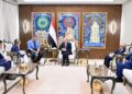 العليمي: نتطلع  الى دور أوروبي فاعل لدعم برنامج التعافي وردع سلوك المليشيات