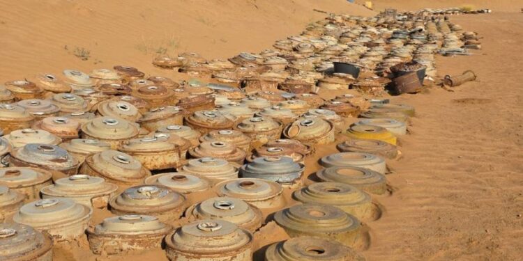 “مسام” ينتزع ألف و 779 لغماً حوثياً بالأسبوع الثالث من يونيو الجاري