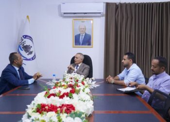 اليافعي يبحث مع  فريدريش إيبرت دعم النقابات العمالية وبناء قدرات المجتمع المدني