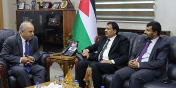 جامعة اقليم سبأ تبحث مع زير التعليم العالي الاردني تطوير العلاقات الاكاديمية والعلمية
