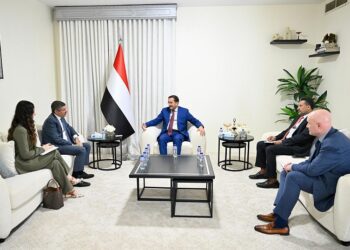 عثمان مجلي يودع السفير الأمريكي بمناسبة انتهاء فترة عمله