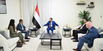 عثمان مجلي يودع السفير الأمريكي بمناسبة انتهاء فترة عمله