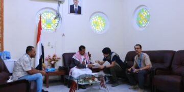 مفتاح يطّلع على خطط تدخلات منظمة إكسبت اليابانية ومشاريعها المنفذة بمارب
