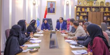 البكري والزوبه يبحثان تمويل إعادة تأهيل المنشآت الرياضية بعدن