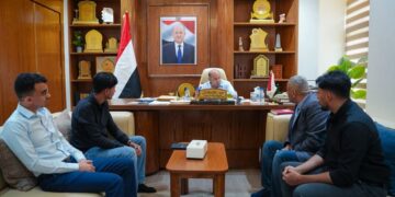 الخنبشي يبحث مع  فريدريش إيبرت ومنظمة سائس البرامج والأنشطة التنموية والسياسية والمجتمعية