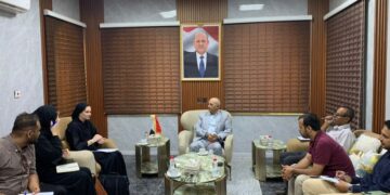 وزير المياه  يبحث مع منظمة أكتد الفرنسية تعزيز التعاون المشترك