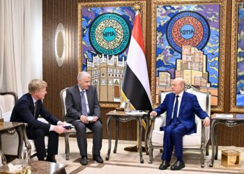 العليمي للمبعوث الاممي :لا مستقبل لأي جماعة تنازع الحكومة سلطاتها الحصرية