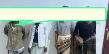 ضبط عدداً من المروجين والمتعاطين في  الغيضة بالمهره