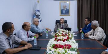 اليافعي يناقش مع مركز عدن للدراسات التاريخية تعزيز التعاون البحثي