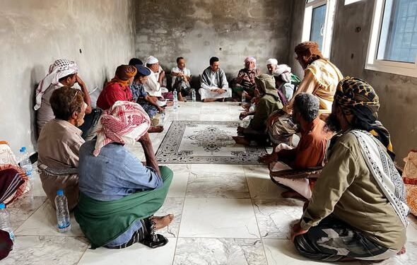 وكيل  حضرموت  يتفقد الأوضاع الأمنية بمديرية بروم ميفع