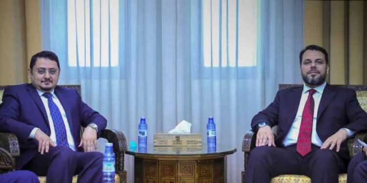بعكر يستعرض مع مسؤول سوري مستجدات الأوضاع في اليمن