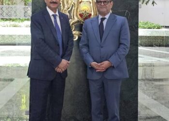 السفير الأصبحي يبحث مع مدير الشؤون السياسية الدولية بالخارجية المغربية مستجدات الأوضاع في اليمن.