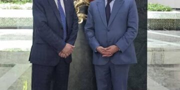 السفير الأصبحي يبحث مع مدير الشؤون السياسية الدولية بالخارجية المغربية مستجدات الأوضاع في اليمن.