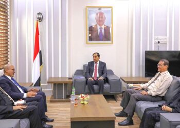 البكري يبحث مع الأكاديمية العربية للعلوم الإدارية  توقيع مذكرة تفاهم للتعاون المشترك