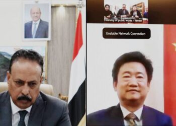 وزير الأشغال يبحث مع القائم بألاعمال  الصيني تعزيز التعاون التنموي