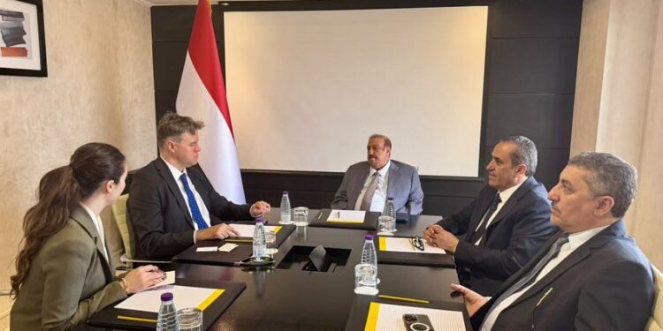 البركاني يبحث مع القائم بالأعمال  الأمريكي مستجدات الأوضاع في اليمن