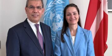 السعدي يبحث مع رئيسة مجلس الأمن التصعيد الحوثي ويدعو إلى موقف دولي أكثر حزماً