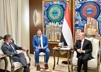 العليمي: لا تهدئة مستدامة دون استعادة مؤسسات الدولة وضمان احتكارها لقراري السلم والحرب