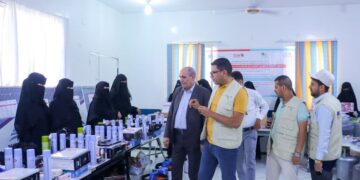 وكيل  تعز يدشن مشروع التمكين الاقتصادي للفتيات