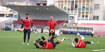 المنتخب الوطني يجري الحصة التدريبية الثانية في معسكره الداخلي بعدن